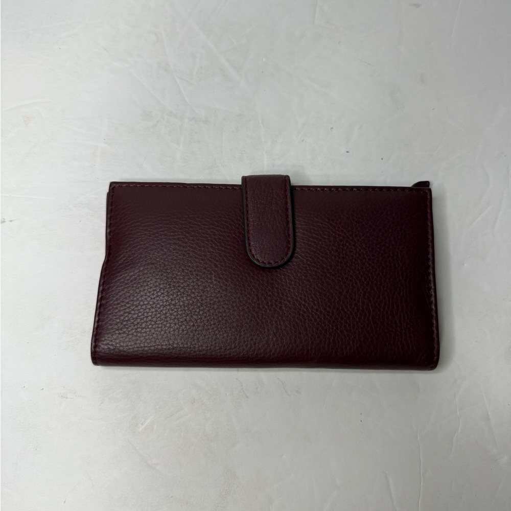 Antonio Melani Burgundy Leather Wallet